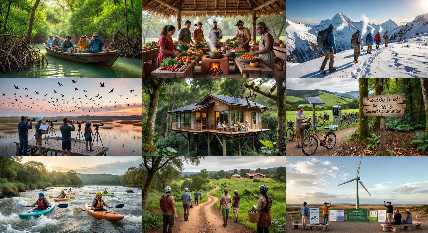 Aerial view of the Amazon Rainforest canopy stretching to the horizon